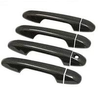 VQLDPX Housses Poignée Porte Garniture De Poignée Porte Extérieure Pour Toyota Pour RAV4 Pour XA40 (2014-2019) Protection Noir Brillant Décorative Extérieure Voiture(Noir 2)
