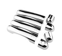 VQLDPX Housses Poignée Porte Garniture De Poignée Porte Pour Jeep Pour Renegade 2014-2019 Modèles Et Autocollants Extérieurs Chrome Décorative Extérieure Voiture(3 holes)
