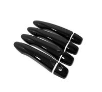 VQLDPX Housses Poignée Porte Garniture De Poignée Porte Pour Nissan Pour Murano Z52 (2015-2021) Décoration Noir Brillant 2016 2017 2018 2019 2020 Décorative Extérieure Voiture(Noir 2)