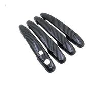 VQLDPX Housses Poignée Porte Garniture De Poignée Porte Pour Subaru Pour Legacy BM BR 2010-2014 Autocollants Style Protection Décorative Extérieure Voiture(Noir 1)