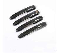 VQLDPX Housses Poignée Porte Garniture De Poignée Porte Voiture Pour KIA Pour Ceed Pour Cee'd 2006-2012 Coques Protection Finition Aspect Fibre Carbone Décorative Extérieure Voiture(Noir 1)