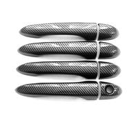 VQLDPX Housses Poignée Porte Garnitures De Poignées De Porte Extérieures Pour Fiat 500X 500 X (2016-2023) Avec Ou Sans Trous De Fixation Chrome Décorative Extérieure Voiture(Couleur 6)