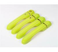 VQLDPX Housses Poignée Porte Garnitures De Poignées Porte Pour Jeep Pour Renegade 2015+ Avant, Arrière, Extérieur, Côtés Autocollants Décorative Extérieure Voiture(Vert 1)