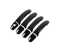 VQLDPX Housses Poignée Porte Protection De Poignée Porte Extérieure Pour Opel Pour Vauxhall Pour Corsa D S07 (2006-2014) Garnitures Décoration Décorative Extérieure Voiture(Noir 2)