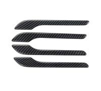 VQLDPX Housses Poignée Porte Protection De Poignée Porte Extérieure Pour Tesla Pour Model 3 Y Garnitures Décoratives Autocollants Style Décorative Extérieure Voiture(Noir 1)