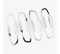 VQLDPX Housses Poignée Porte Protection De Poignées Porte Extérieures Pour Skoda Pour Octavia A7 Pour VW Pour Golf 7 (2014-2019) Garnitures Décorative Extérieure Voiture(Argent 3)