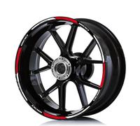 VQLDPX Jantes Stickers Autocollants pour Jantes De Moto pour Ducati Multistrada 1200 1260 Enduro 1200S 1260S, Résistants À La Pluie Autocollants de Jantes(Couleur 2)