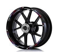 VQLDPX Jantes Stickers Autocollants Réfléchissants pour Jantes De Moto pour BMW S1000RR S1000 S 1000 RR Ruban Adhésif À Fines Rayures Autocollants de Jantes(Couleur 1)