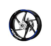 VQLDPX Jantes Stickers Autocollants Réfléchissants pour Jantes De Moto pour Yamaha YZF R125 YZFR125 Autocollants de Jantes(Couleur 6)
