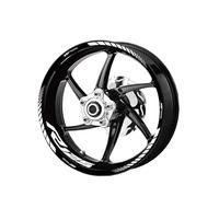 VQLDPX Jantes Stickers Autocollants Réfléchissants pour Jantes De Moto pour Yamaha YZF R125 YZFR125 Autocollants de Jantes(Couleur 5)