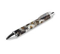 Vqqkasmn Stylos à bille avec clip de poche rétractables en forme de cœur pour journal intime, prise de notes, fournitures scolaires, cadeaux pour femme