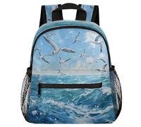 VQUVQV Sac à dos pour enfants, garçons et filles, sac à dos de maternelle, sac à dos d'école, sac de voyage, sac à dos pour enfants de 3 à 8 ans, Mouettes volantes