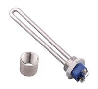Vqxmhrpw Chauffage Électrique À Tige Chaude, Chauffe-Eau 220 V, Élément Chauffant À Immersion avec Filetage De 1 Pouce, Chauffage Tubulaire Électrique 500 W/750 W/1000 W/1500 W(1pcs,750w)