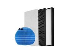 Vqxmhrpw Filtre Purificateur d'air, Compatible avec Sharp, for UA-KIN40E-H UA-KIN42E-H UA-KIN50E-W UA-KIN52E-H UZ-HD4HF UZ-HD4DF(1 Set)