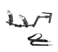 VR Gunstock pour Meta Quest 3/Quest 3S, crosse de pistolet compatible avec les poignées de contrôle VR Meta Quest3 pour améliorer la stabilité et le contrôle Adaptateur de crosse de fusil magnétique