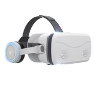 VR HeadSet Ggggles - Lunettes De Réalité Virtuelle 3D, Smart Visual Device Amélioré Film Et L'expérience De Jeu | Compact Viewer Head Stra, Portable Divertissement Gear Cell Phone Phone PC Interact