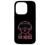 VR Nerd Design technologique futuriste Coque pour iPhone 14 Pro