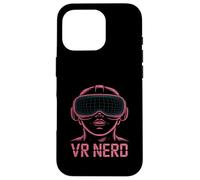 VR Nerd Design technologique futuriste Coque pour iPhone 16 Pro