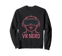 VR Nerd Design technologique futuriste Sweatshirt