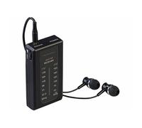 VR-Radio Radio portable Mini transistor FM/AM - Autonomie 30h - Prise jack 3,5 mm - Noir