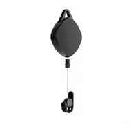 VR Système de gestion de câbles télescopique avec crochet rotatif à 360° pour indice de valve pour kit de réduction du bruit HTC Vive (noir (1 pièce))