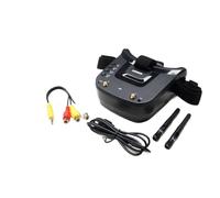VR009 Lunettes FPV 5,8 GHz 40 canaux 3 Pouces 480 x 320, Casque vidéo HD DVR, Lunettes FPV Diversity for Drones et Accessoires(Black Sponge)