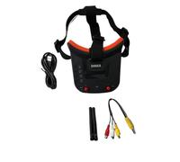 VR009 Lunettes FPV 5,8 GHz 40 canaux 3 Pouces 480 x 320, Casque vidéo HD DVR, Lunettes FPV Diversity for Drones et Accessoires(Orange Sponge)