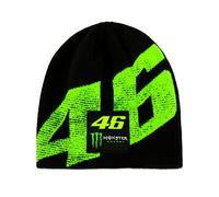 VR46 Dual 46 Monster Energy Beanie Homme, Noir, Taille Unique