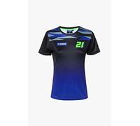 VR46 Morbidelli Yamaha Dual Franco Mordelli T-Shirt, Noir, L Femme