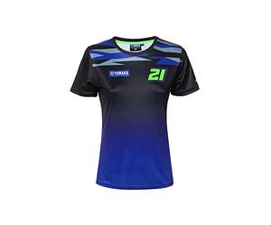 VR46 Morbidelli Yamaha Dual Franco Mordelli T-Shirt, Noir, L Femme