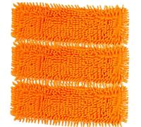 VR7 Tête de balai de rechange en microfibre - Lavables pour nettoyage humide et sec - Lot de 3 - Compatible avec la plupart des cadres de balai - Parfait pour le bois, le carrelage, le vinyle et les