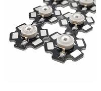 Vrabocry 10pcs High Power LED Chip 3W Infrarouge (IR 850nm/700mA/DC 1.4V - 1.8V/3Watt) SMD COB Light Emitter Diode Components Night Vision Perles avec PCB 20mm pour DIY CCTV