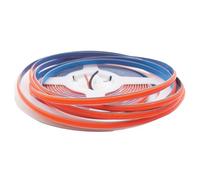 Vrabocry Bande LED COB - 5 m - 24 V - Avec autocollant - Rouge - 400 LED/M - Flexible - 5 mm de large - Pour rétroéclairage TV, chambre à coucher, éclairage domestique