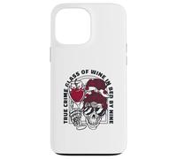 Vrai Crime Glass of Wine in Bed by Nine Funny Fan Meme Coque pour iPhone 13 Pro Max