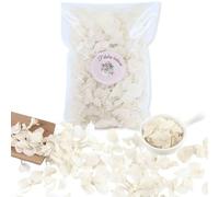 Vrai Pétales d'Hortensia Séchés Blanc - Confettis de Mariage Biodégradables Naturels Fleurs séchées blanches pour Lancer de Pétales et Décoration Bohème Champêtre - 1L France (Blanc)