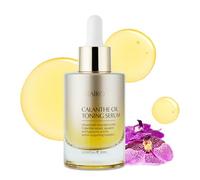 VRAIKO Gua Sha Sérum à l'huile de visage | 1er produit d'orchidée calanthe de haute altitude | Detox Plump, anti-oxydant, soothing | Botanique alpine, Cruelty Free, naturel, 30 ml (Calanthe Orchid)