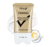 VRAIKO HOYGI Crème raffermissante au collagène pour le cou 2 en 1 Guasha avec double rouleaux, collagène et acide hyaluronique, pour peau saggy, double chin, lifting du visage