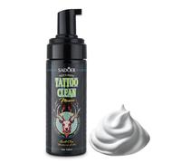 VRAIKO Sadoer Savon de tatouage, nettoyant en mousse pour tatouage, 150 ml, à l'huile d'olive et Centella Asiatica pour nouveaux tatouages et piercings