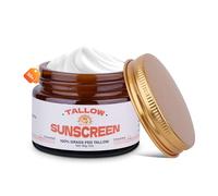 VRAIKO Tallow Sunscreen SPF 30, 100 % Grass-Fed Tallow & Honey Extract | Non -Greasy, protection UVA/UVB | Baume nettoyant pour visage et corps, 2 oz