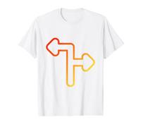 Vraiment comme Choix de décision de Bifurcation T-Shirt Graphique avec Valeur, Homme, Blanc, S