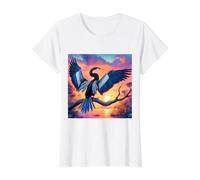 Vraiment comme Le dard Serpent Anhinga T-Shirt Graphique avec Valeur