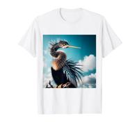 Vraiment comme Le dard Serpent Anhinga T-Shirt Graphique avec Valeur, Homme, Blanc, S