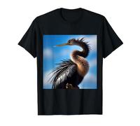Vraiment comme Le dard Serpent Anhinga T-Shirt Graphique avec Valeur, Homme, Noir, M