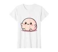Vraiment comme Le Dessert sucré du Nouvel an Mochi T-Shirt Graphique avec Valeur, Femme, Blanc, S