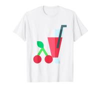 Vraiment comme Le jus de Cerise T-Shirt Graphique avec Valeur, Homme, Blanc, XL