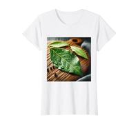 Vraiment comme Les Feuilles de Laurier - Feuille de Laurier T-Shirt Graphique avec Valeur, Femme, Blanc, L
