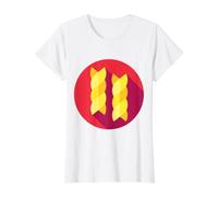 Vraiment comme Les pâtes Fusilli T-Shirt Graphique avec Valeur, Femme, Blanc, M