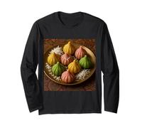 Vraiment comme Modak Sweet Dumpling Lord Ganesh Manche Longue