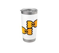 Vraiment les pâtes Farfalle Bowtie Gobelet isotherme en acier inoxydable double paroi