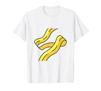 Vraiment Les pâtes Pappardelle T-Shirt Graphique avec Valeur, Homme, Blanc, M